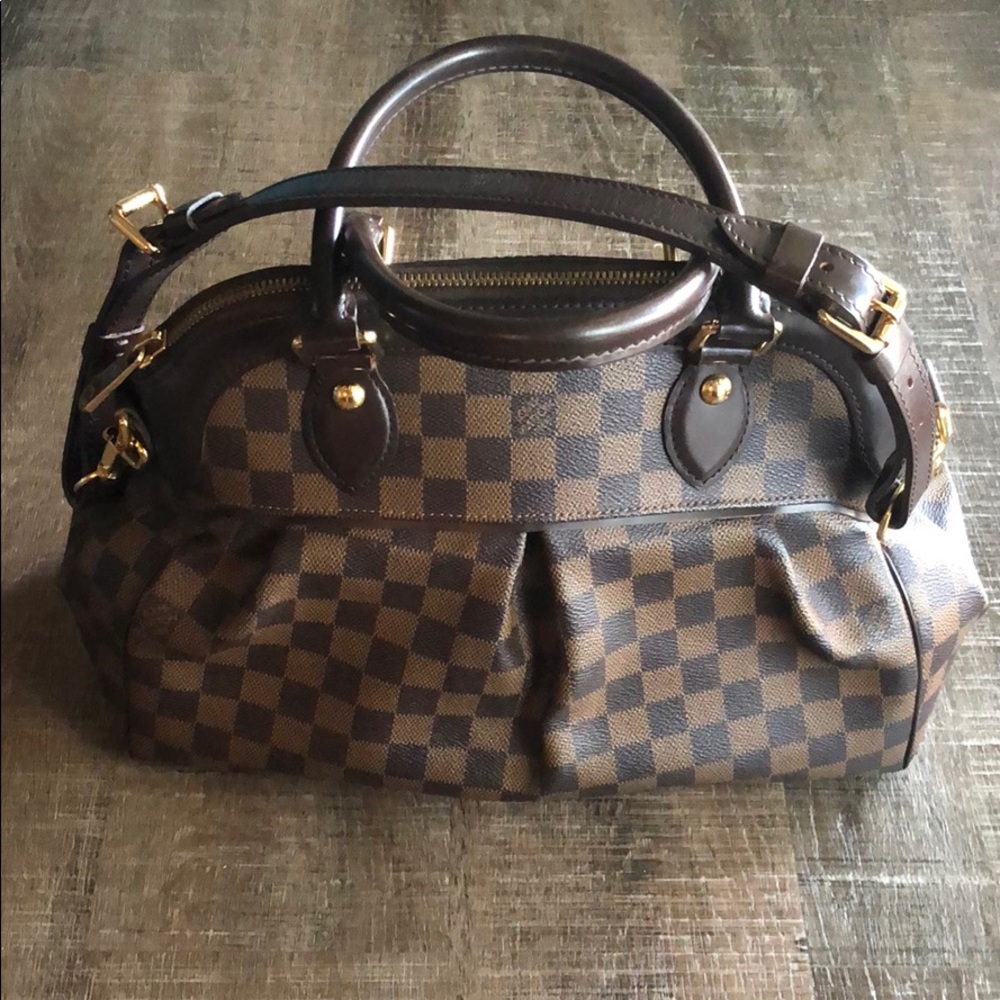 Authentic Louis Vuitton Trevi PM Damier Ebene